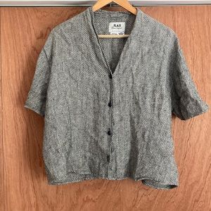 Vintage Flax top - 100% linen